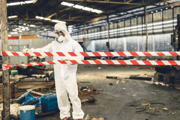 Professional Biohazard technician working in Lennox, CA
